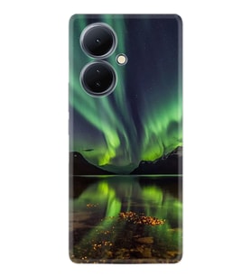 Vivo V29 Lite Kılıf Resimli Desenli Baskılı Silikon Kuzey Işıkları 1327