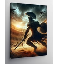 Kanvas Tablo Arenadaki Gladyatör
