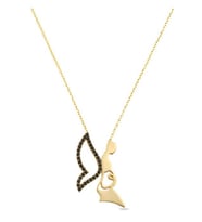 ANNE 925 AYAR GÜMÜŞ KOLYE (Gold)