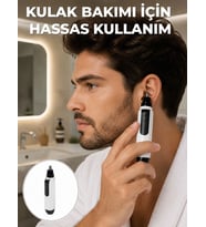 Mey İthalat® Hassas 3D Bıçaklı Kulak ve Burun Tıraş Makinesi Yeni Nesil