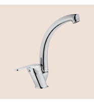 Fildişi Rio Tezgah Üstü Lavabo Bataryası Kuğu