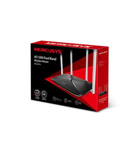 Mercusys Ac12 Ac1200 867Mbps/5Ghz/300Mbps/2.4Ghz Dual Band Router