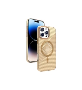 iPhone 16 Pro Max Stella Pc Sert Magsafe Kılıf - Gold