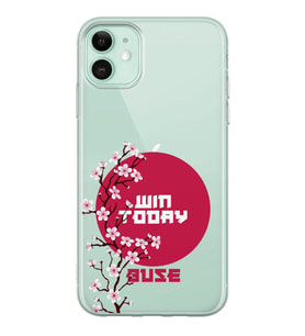 Apple Sakura Today Tasarımlı Şeffaf Telefon Kılıfı