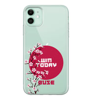 Apple Sakura Today Tasarımlı Şeffaf Telefon Kılıfı
