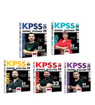Yargı Yayınları 2026 KPSS Genel Yetenek Genel Kültür Deneme Seti 5 Kitap