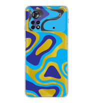 Xiaomi Poco X4 Pro Kamera Korumalı Kapak Renkli Desen Tasarımlı Şeffaf Kılıf