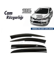 Cam Rüzgarlığı HONDA FD6 2007-2012 Arası Mügen Tip Piano Black