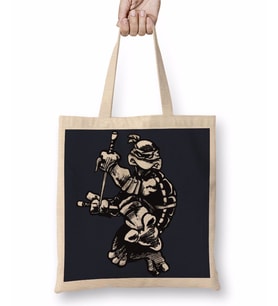 Ninja Turtles Raphael 1984 Bez Çanta Uzun Saplı