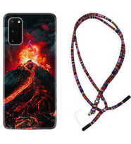 Samsung A02S A03S A10 A12 A13 A21S A22 Kılıf Boyun Asklı Rasta Silikon Yanardağ 1611