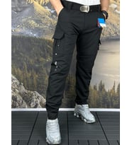 Taktical Kargocep  Cargocep outdoor  İthal Yazlık 6 Cepli Pantolon (Siyah)