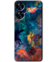 Realme C55 Kılıf HD Desen Baskılı Kılıf - Color Storm