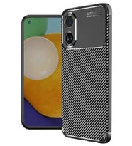 Newface Oppo A38 Kılıf Auto Focus Karbon Kapak - Siyah