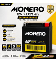 MONERO 12V 7Ah YÜKSEK AKÜ (113*70*132mm) MONERO MOTOSİKLET AKÜSÜ