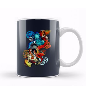 Avatar The Last Airbender Avatar The 4 Elements Kupa Bardak Porselen