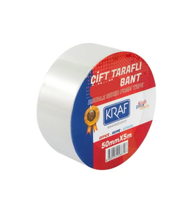 Çift Taraflı Bant 50 Mm X 25 Mt