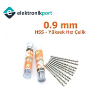Matkap Ucu 0.9 mm (HSS Yüksek Hız Çelik )