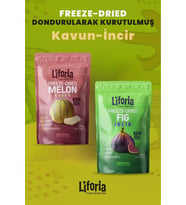 2’li Dondurularak Kurutulmuş Kuru Meyve - Sağlıklı Atıştırmalık - Kavun Ve İncir Kurusu Freeze Dried