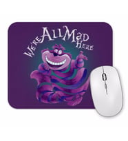 We Are All Mad Here The Cheshire Kedi Cat Mouse Pad