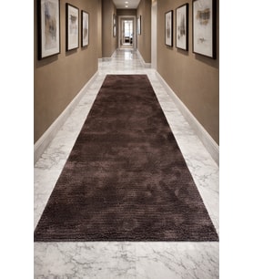 Eko Halı Siena Dye Dark Brown El Dokuma Yolluk (Acı Kahve)