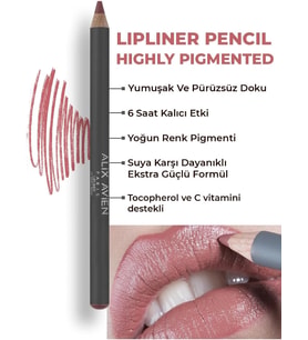 Uzun Süre Kalıcı Dağılma Yapmayan Nemlendirici Dudak Kalemi - Lipliner Pencil 07 Spicy Rose
