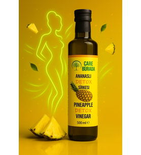 Çare Burada - Ananaslı Detoks Sirkesi 500 Ml