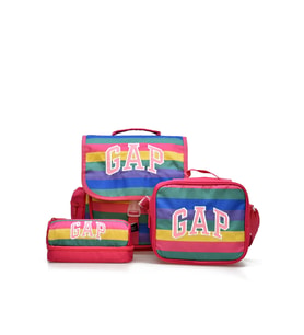 Gap Kız Çocuk 3'lü Okul Seti İlkokul Çantası & Beslenme & Kalemlik 12821 (Pembe)