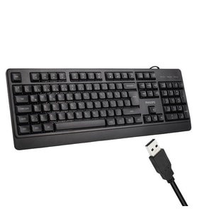 SPK6247B USB 1.2 Metre Kablolu Klasik Siyah Numpadli Türkçe Q Klavye