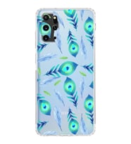 PrintiFy Samsung Galaxy S20 Plus ile Uyumlu 1mm Slim Fit Nazar Boncuğu 3 Baskılı Şeffaf  Kılıf