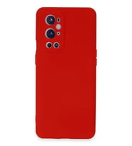Newface One Plus 9 Pro Kılıf Nano içi Kadife Silikon - Kırmızı