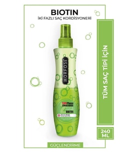 Biotin Çift Fazlı Saç Kondisyoner Fön Suyu 240 ML - mrfs