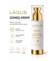 Güneş Kremi LÁGUS SPF 50+ UVA/UVB Suya Dayanıklı Koruyucu Bakım