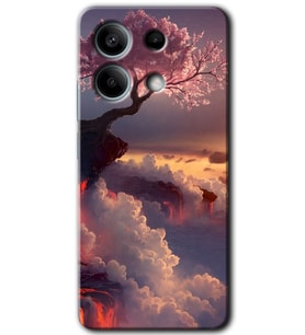 Xiaomi Redmi Note 13 Kılıf HD Desen Baskılı Kılıf - Uçurumdaki Hayat