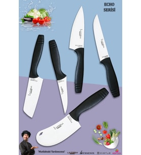 Eco Serisi Mutfak Bıçak Seti Et Ekmek Sebze Salata Pizza Börek Pide Şef Bıçağı 5 Li Set