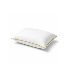 Biyeli Yastık 50x70 cm 1200 gr Boncuk Silikon Elyaf Dolgulu Hardal
