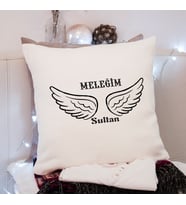 Meleğim Tasarımlı Yastık Kişiye Özel