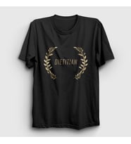Presmono Unisex Beyaz Dietitian Sağlık Hediye Diyetisyen T-Shirt 520968tt (Siyah)