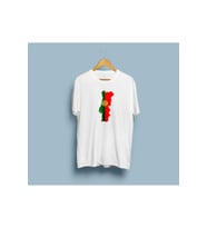 Oversize Portekiz / Portugal Haritası tasarım unisex T-shirt