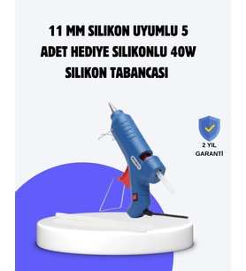 Sıcak Mum Tabancası 40w 5 Silikon Hediyeli Kolay Ve Hızlı Yapıştırma