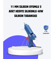 Sıcak Mum Tabancası 40w 5 Silikon Hediyeli Kolay Ve Hızlı Yapıştırma