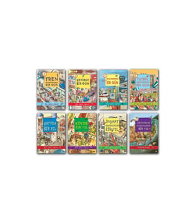 Tren Istasyonunda Şehirde Bir Gün Köyde Şatoda Bir Yıl Set 8 Kitap