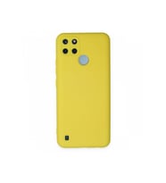 Çınarcık Dev Realme C21Y Kılıf Nano içi Kadife Silikon - Gri