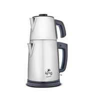 King Tealuxe KCM334 1.7 L Çay Makinesi (Gümüş)