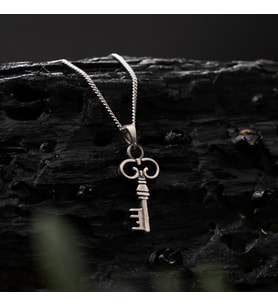Gümüş Anahtar Kolye 925 Ayar Gümüş Anahtar Figürlü Unisex Kolye