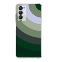 PrintiFy Tecno Camon 18P Uyumlu Kamera Korumalı Renk Cümbüşü C Tasarımlı Şeffaf Silikon Kılıf