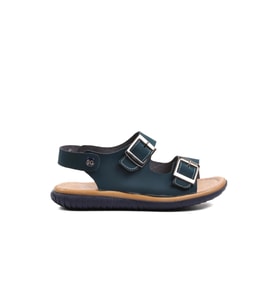 Ayakmod Şng 1530-F Lacivert Nubuk Erkek Çocuk Sandalet