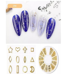 Metal Nail Art Tırnak süsü (F693-09)