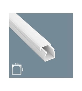 Mutlusan 25X25 Yapışkanlı Kablo Kanalı 100 Metre (Beyaz)