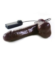 OdinsShop 19,5 cm Gerçekçi Titreşimli Dildo Vibratör Melez Penis