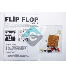 Flip Flop Devresi 2 Ledli Demonte Kit Kendin Yap